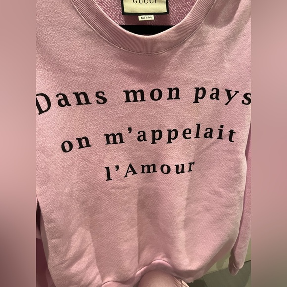 Gucci pink crew neck top - Picture 3 of 9